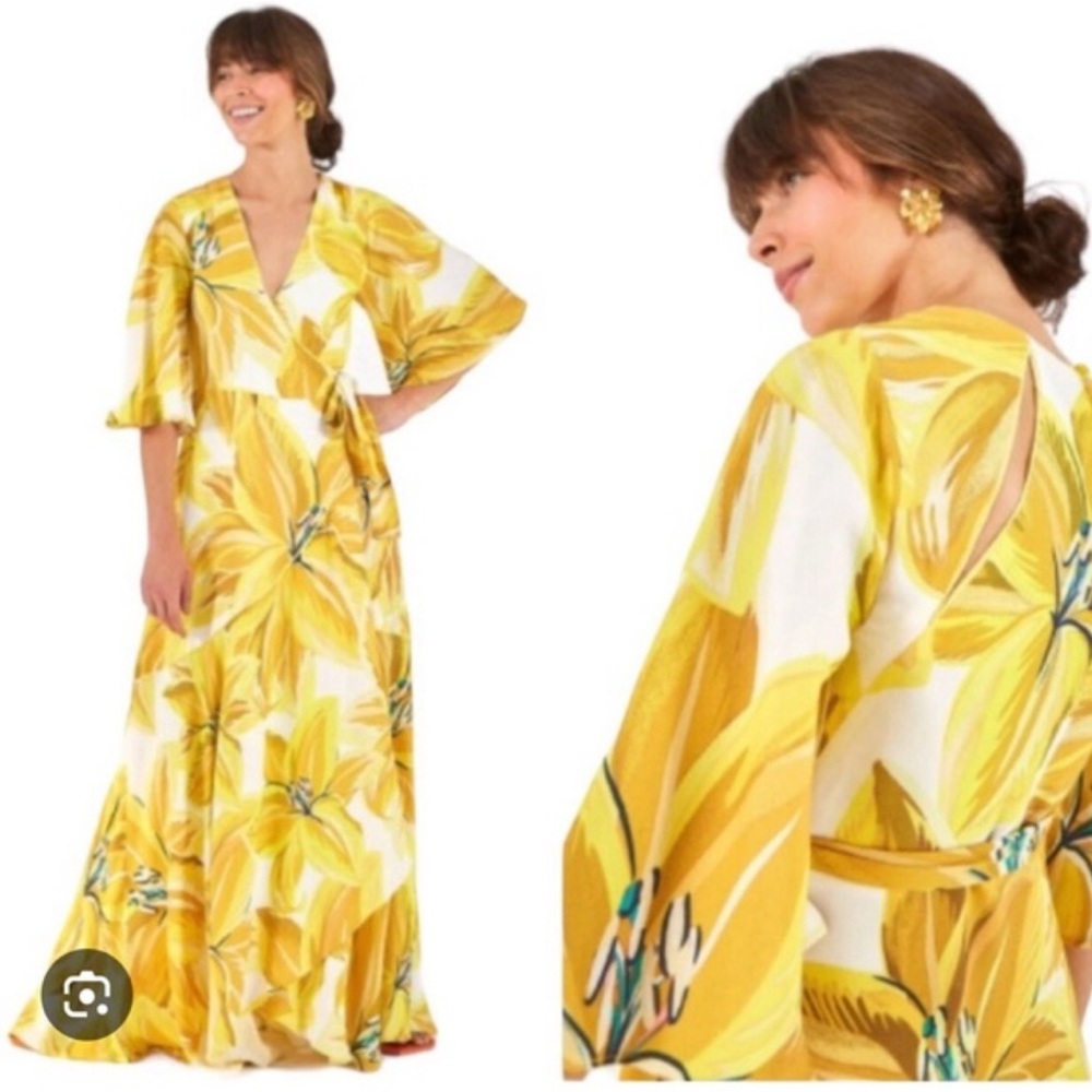 Farm Rio Azalea wrap dress - size medium - preloved good condition